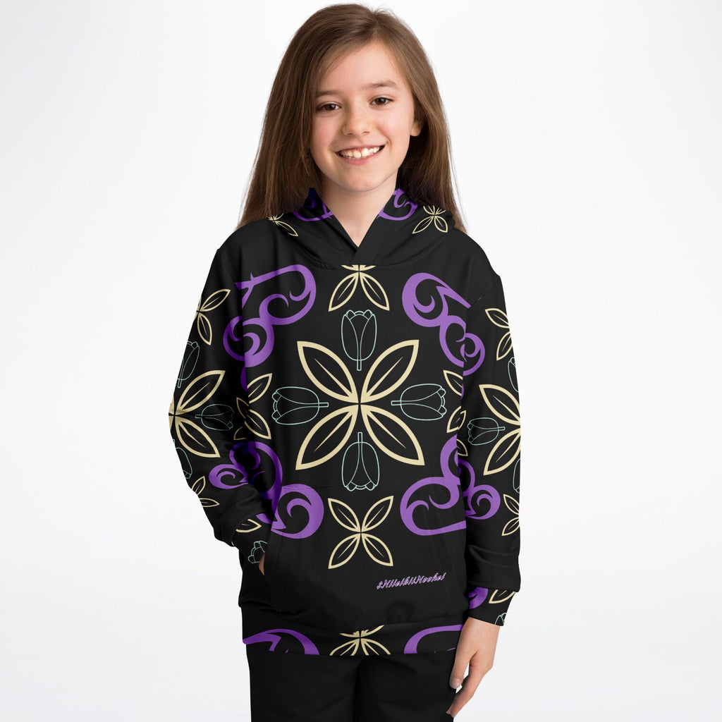$NiieihiiNookei Athletic Kids Hoodie - AOP