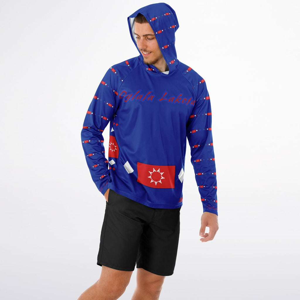 Oglala Sioux Tribe Logo Performance Hoodie - AOP