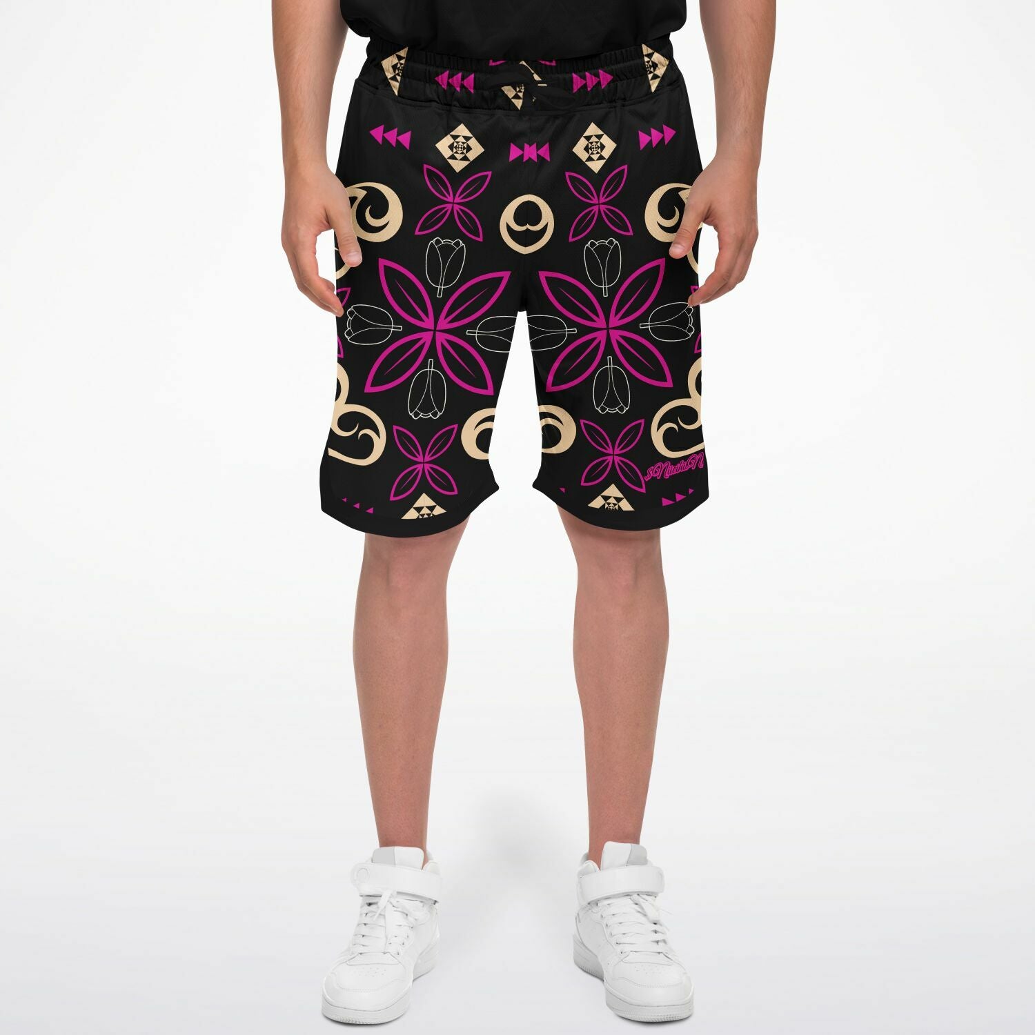 $NiieihiiNookei Basketball Short Rib - AOP