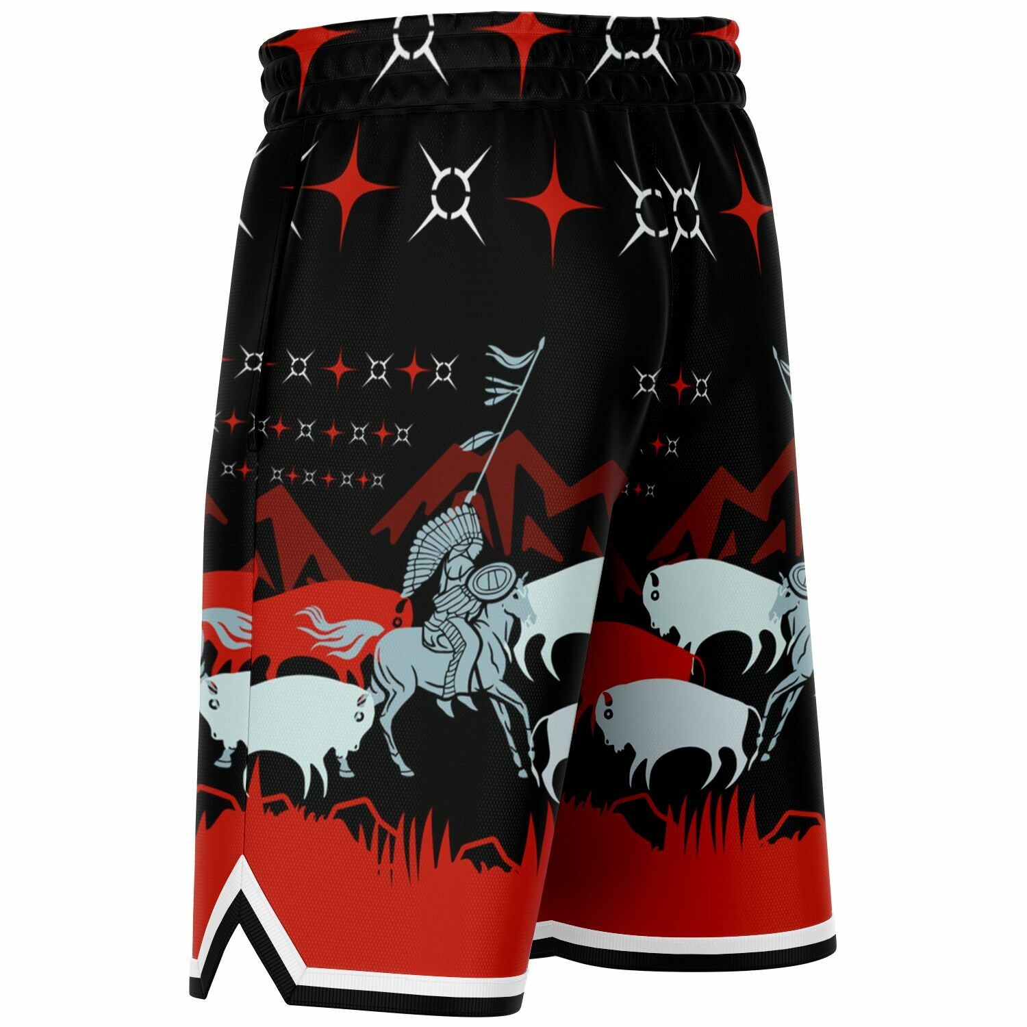 $NiieihiiNookei Basketball Short Rib - AOP