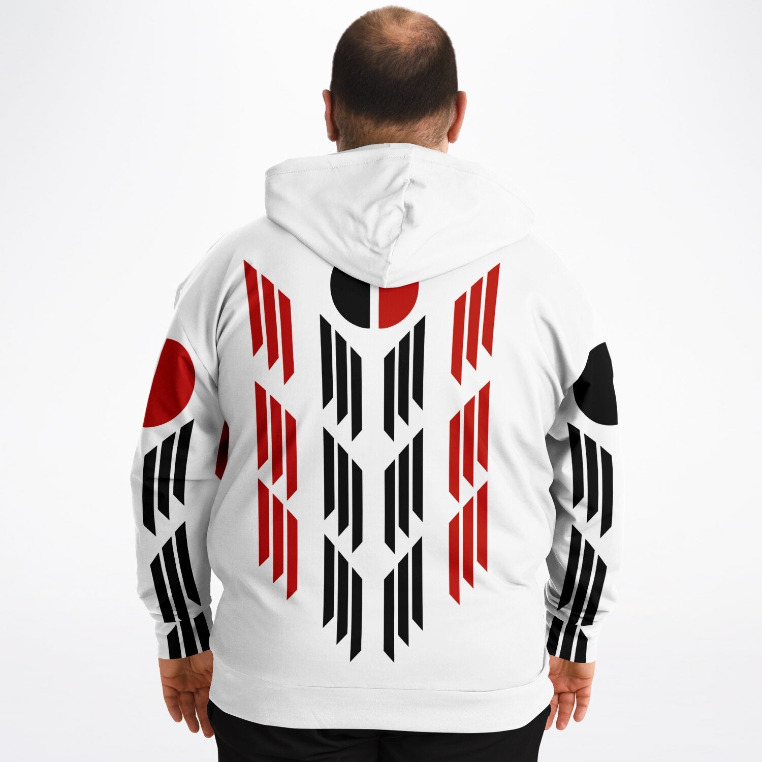 $NiieihiiNookei Arapaho Flag Athletic Plus-size Hoodie - AOP