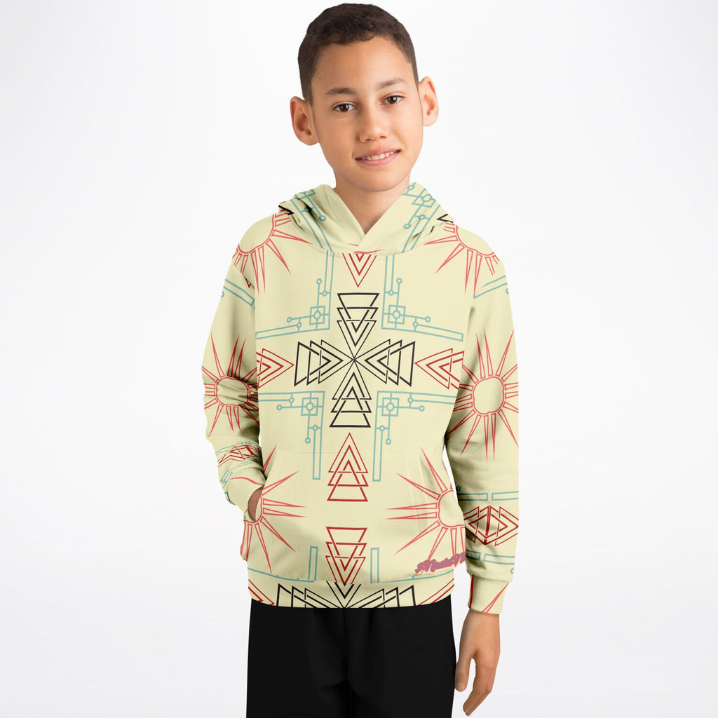 $NiieihiiNookei Athletic Kids Hoodie - AOP