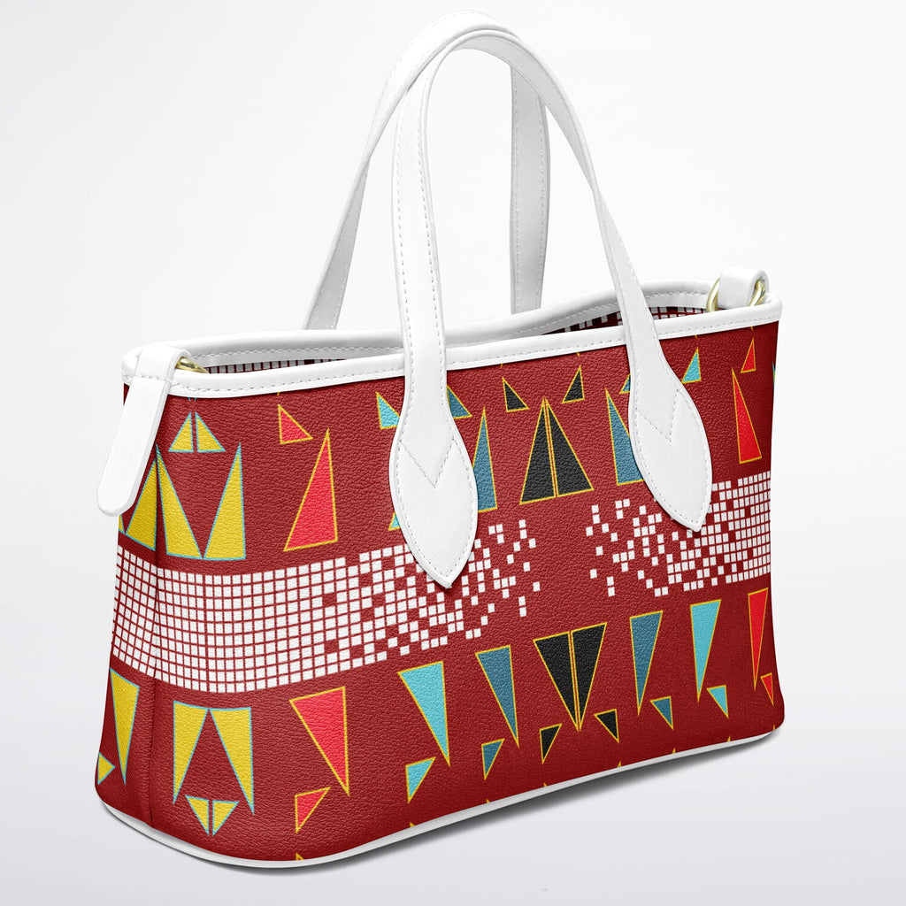 $NiieihiiNookei Leather Tote Bag - AOP