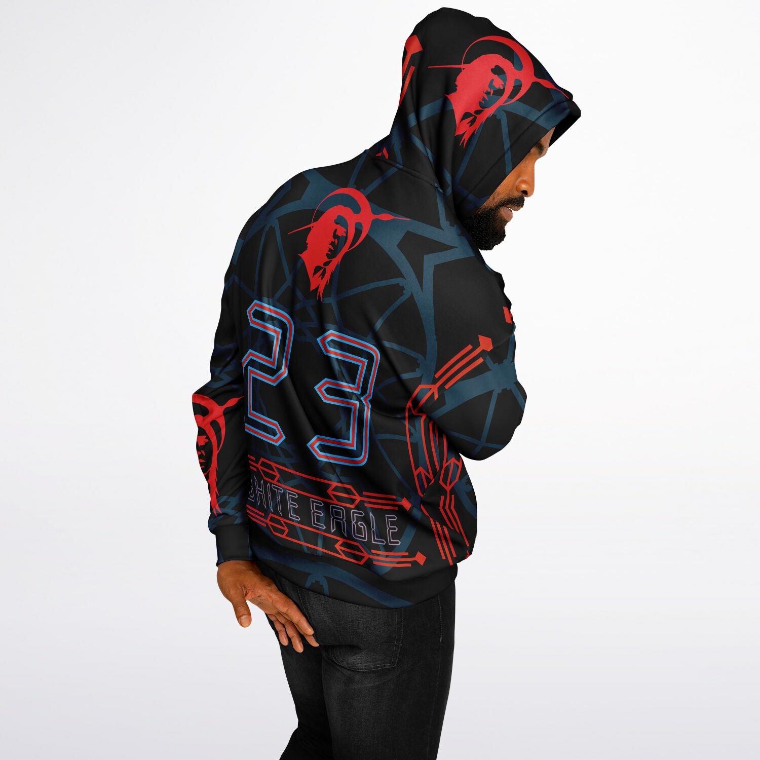 $NiieihiiNookei Heavyweight Oversized Hoodie - AOP