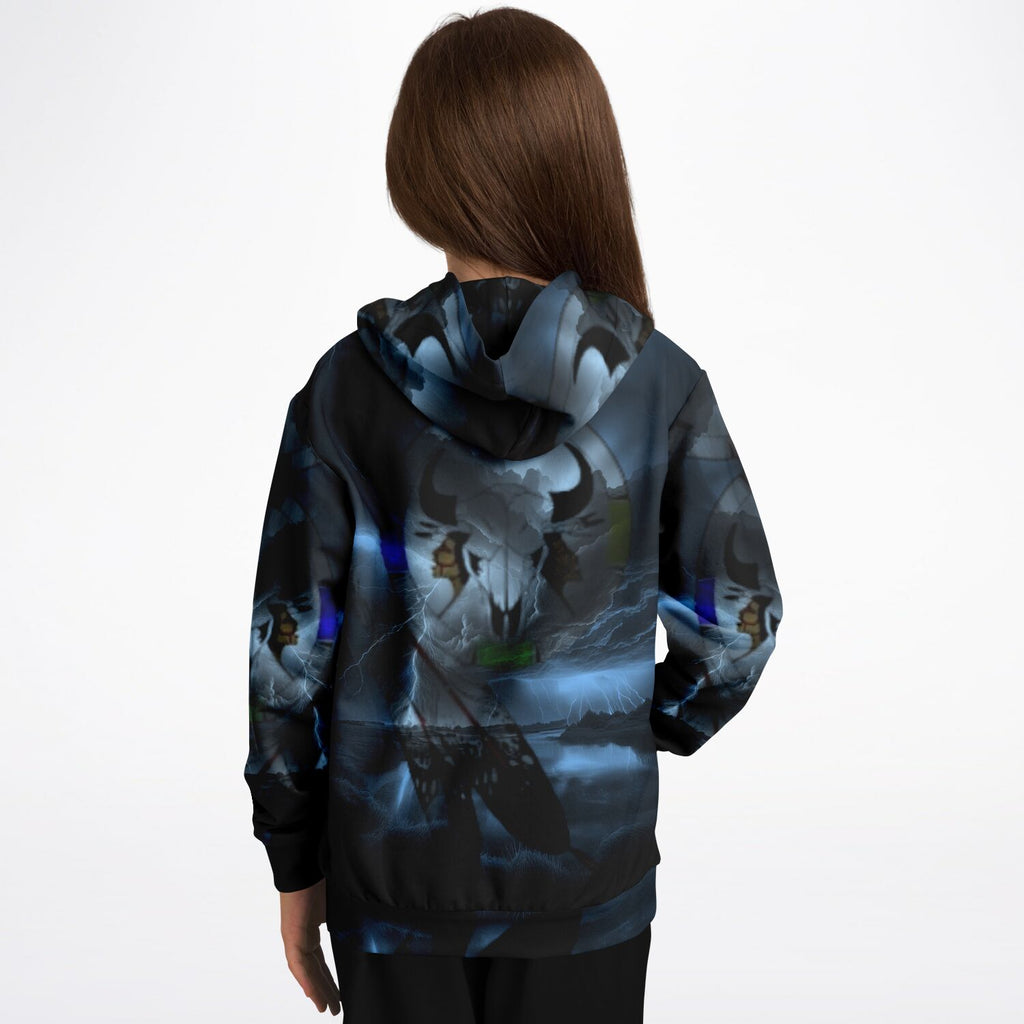 Northern Arapaho Tribe Logo Fashion Kids Hoodie - AOP