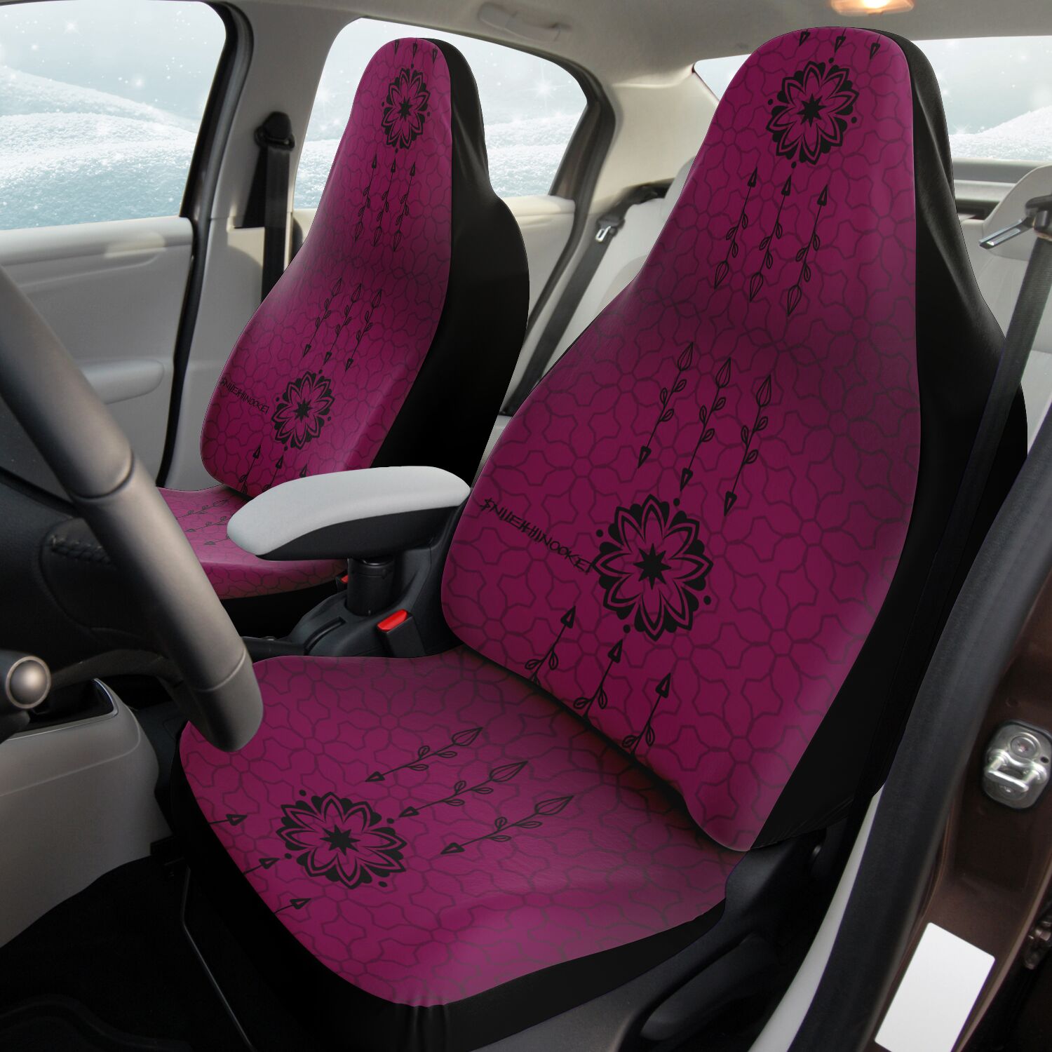 $NiieihiiNookei Car Seat Cover - AOP
