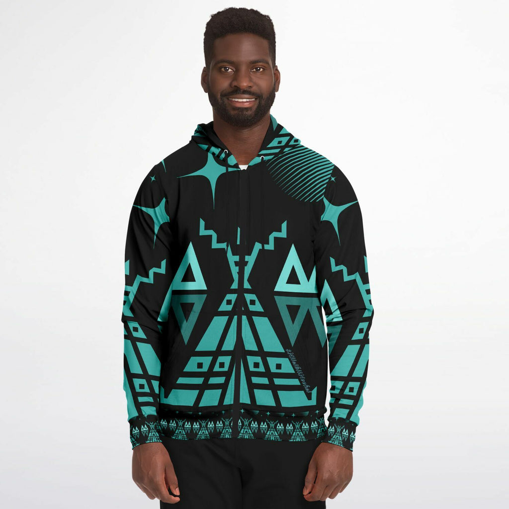 $NiieihiiNookei Fashion Zip-Up Hoodie - AOP