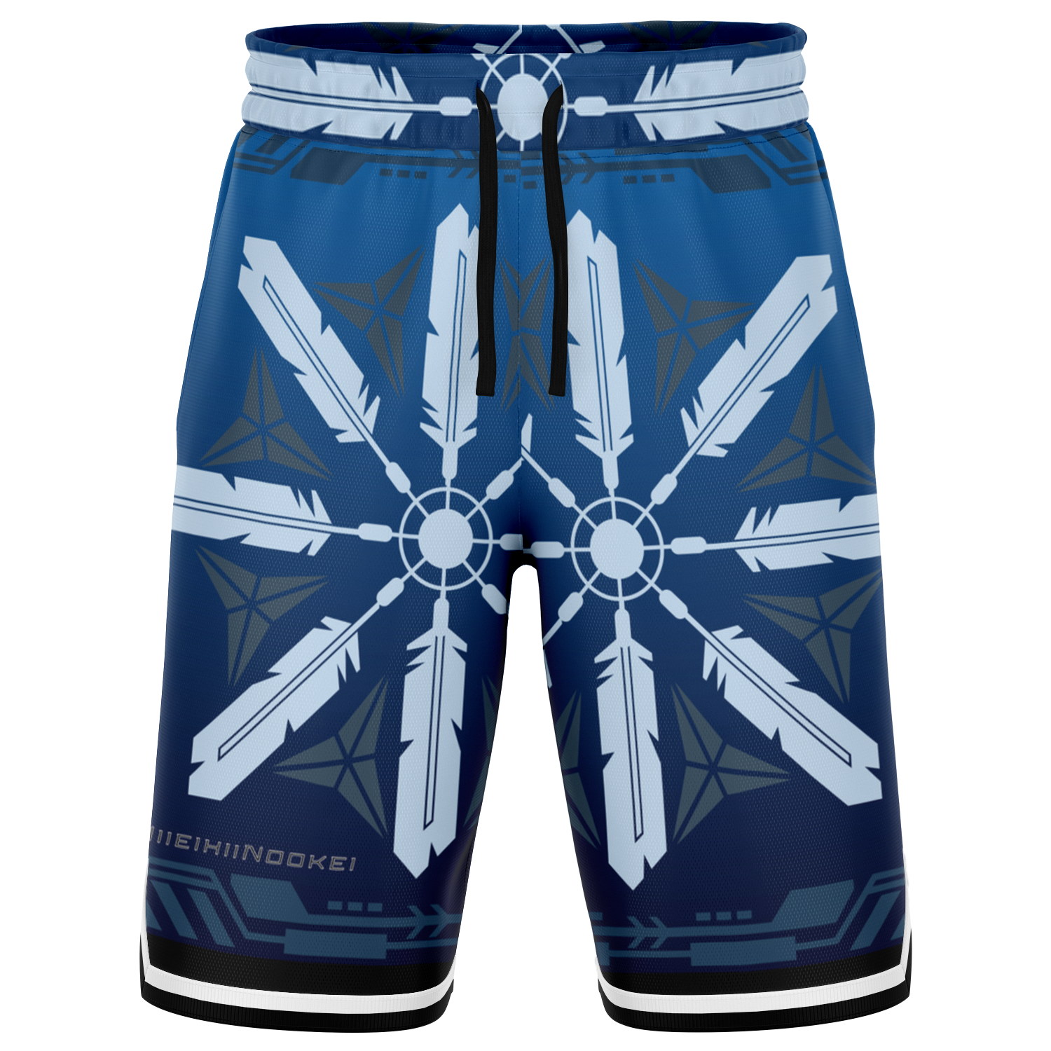 $NiieihiiNookei Basketball Short Rib - AOP