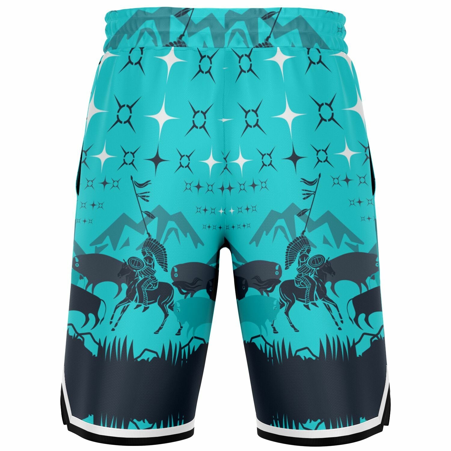 $NiieihiiNookei Basketball Short Rib - AOP