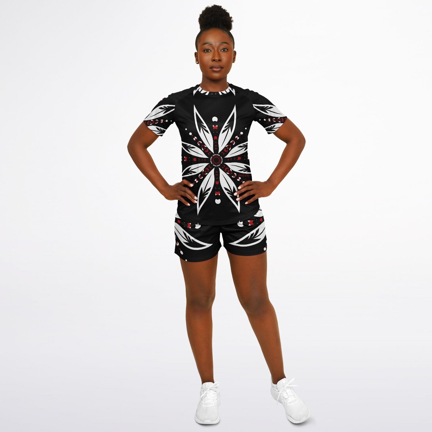 $NiieihiiNookei Women's Active Set - AOP