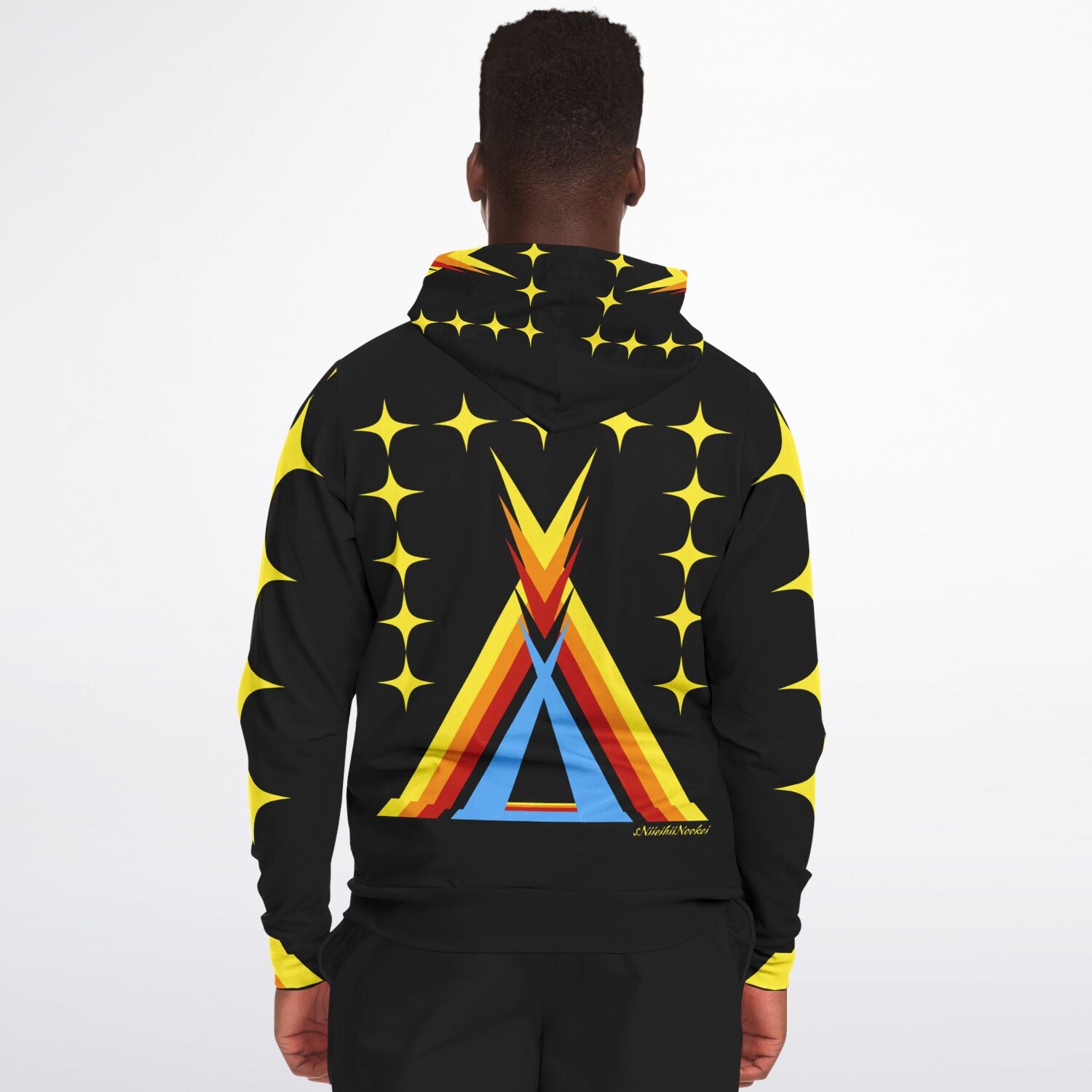 $NiieihiiNookei Zip-Up Hoodie - AOP
