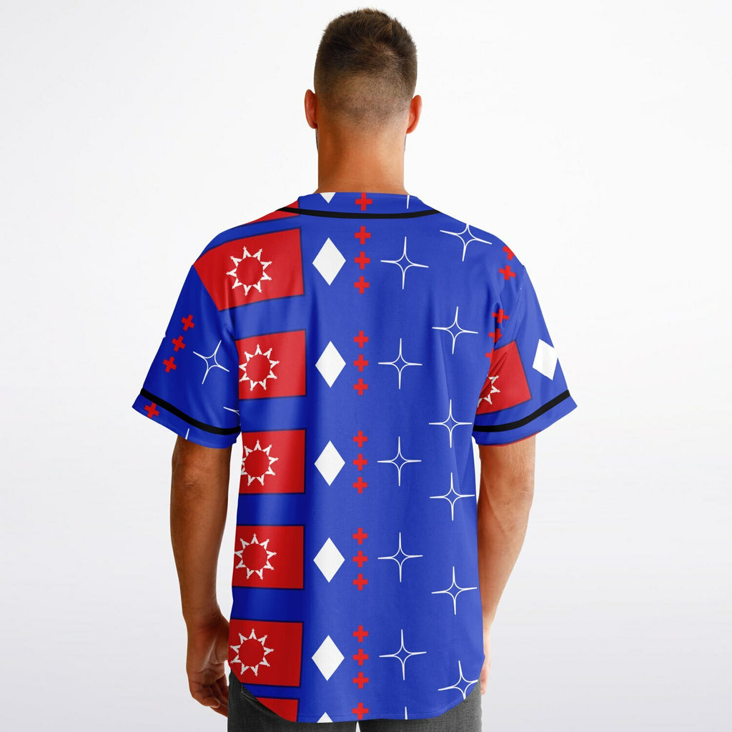 OST Flag design by $NiieihiiNookeiReversible Baseball Jersey - AOP