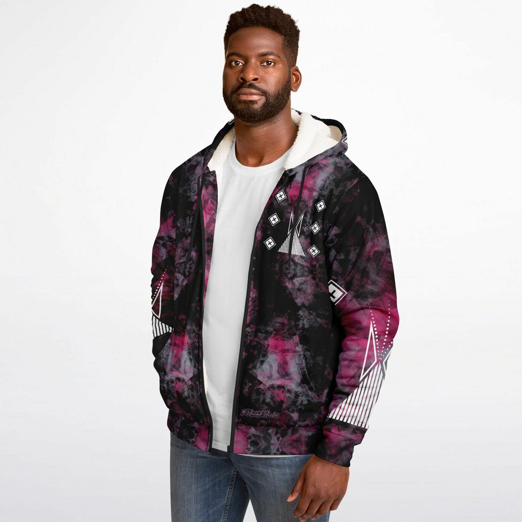 $NiieihiiNookei Microfleece Ziphoodie - AOP