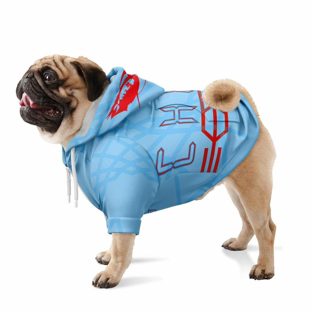 $NiieihiiNookei Fashion Dog Zip-Up Hoodie - AOP