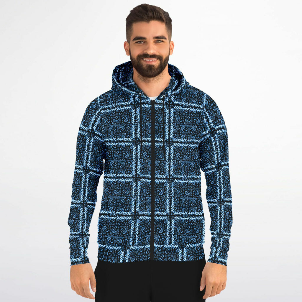 $NiieihiiNookei Athletic Zip-Up Hoodie - AOP