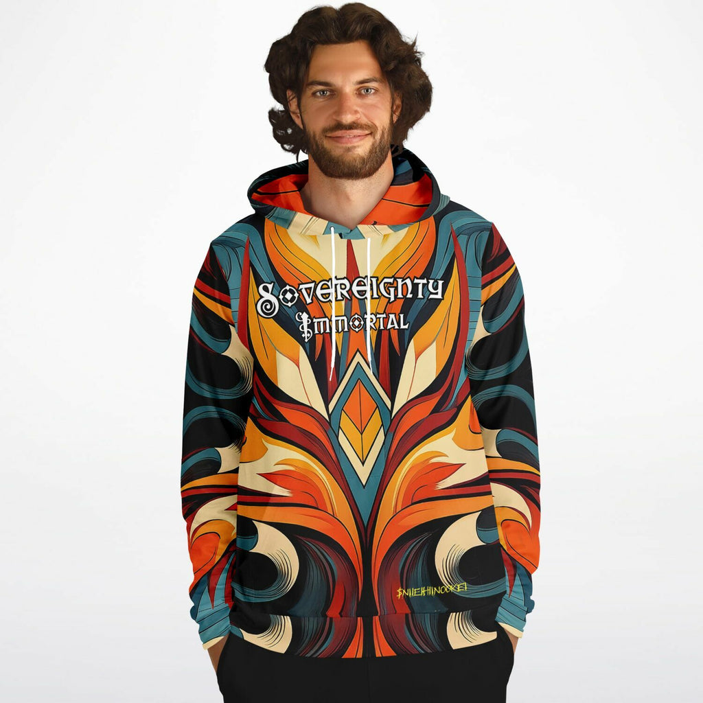 $NiieihiiNookei Sovereignty Immortal Athletic Hoodie - AOP