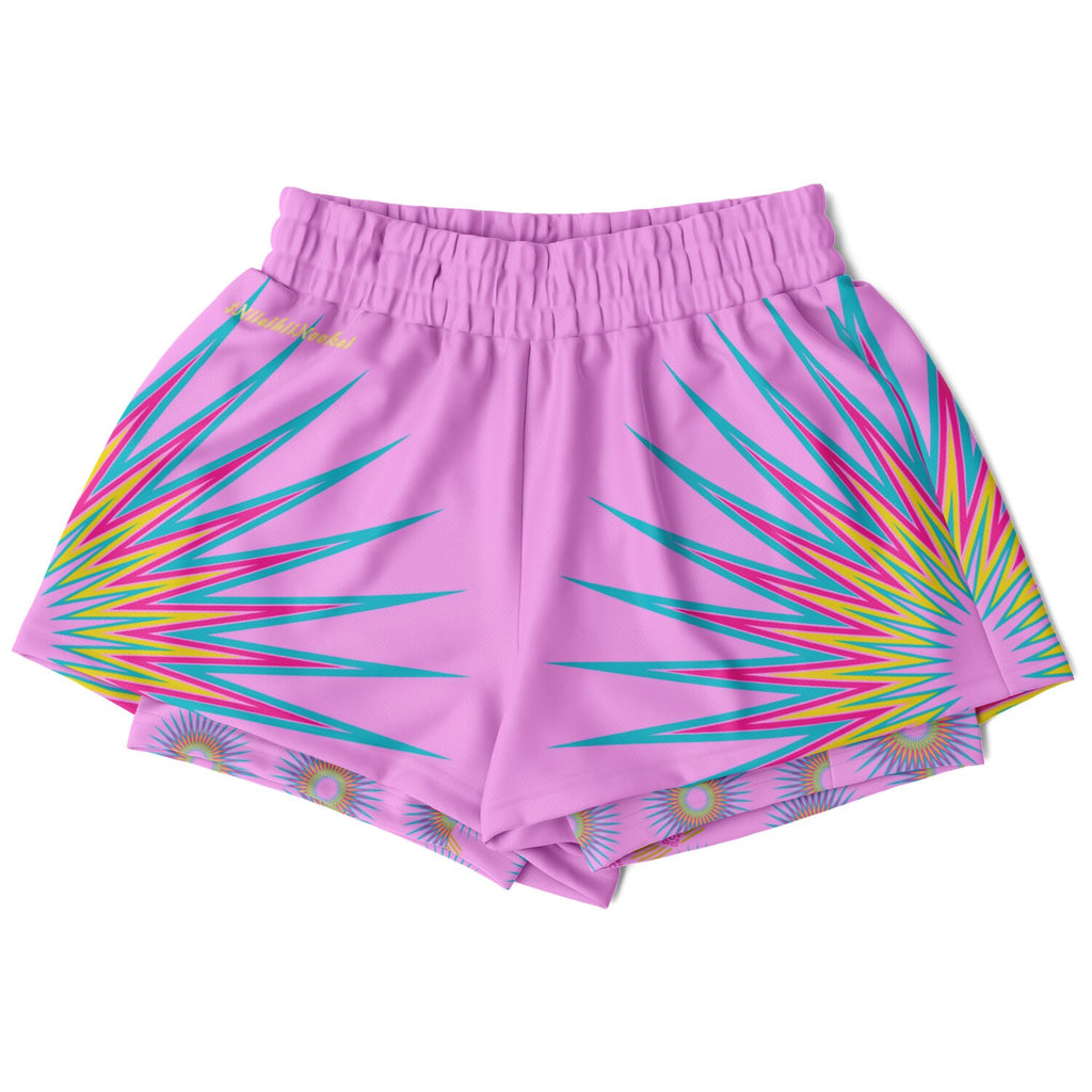 $NiieihiiNookei Women's 2-in-1 Shorts - AOP