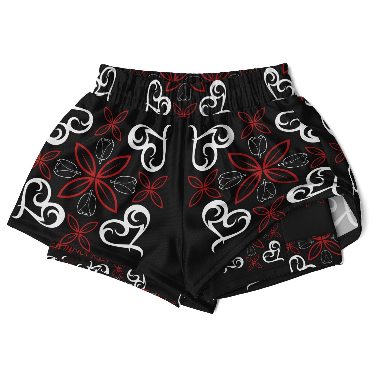 $NiieihiiNookei Women's 2-in-1 Shorts - AOP