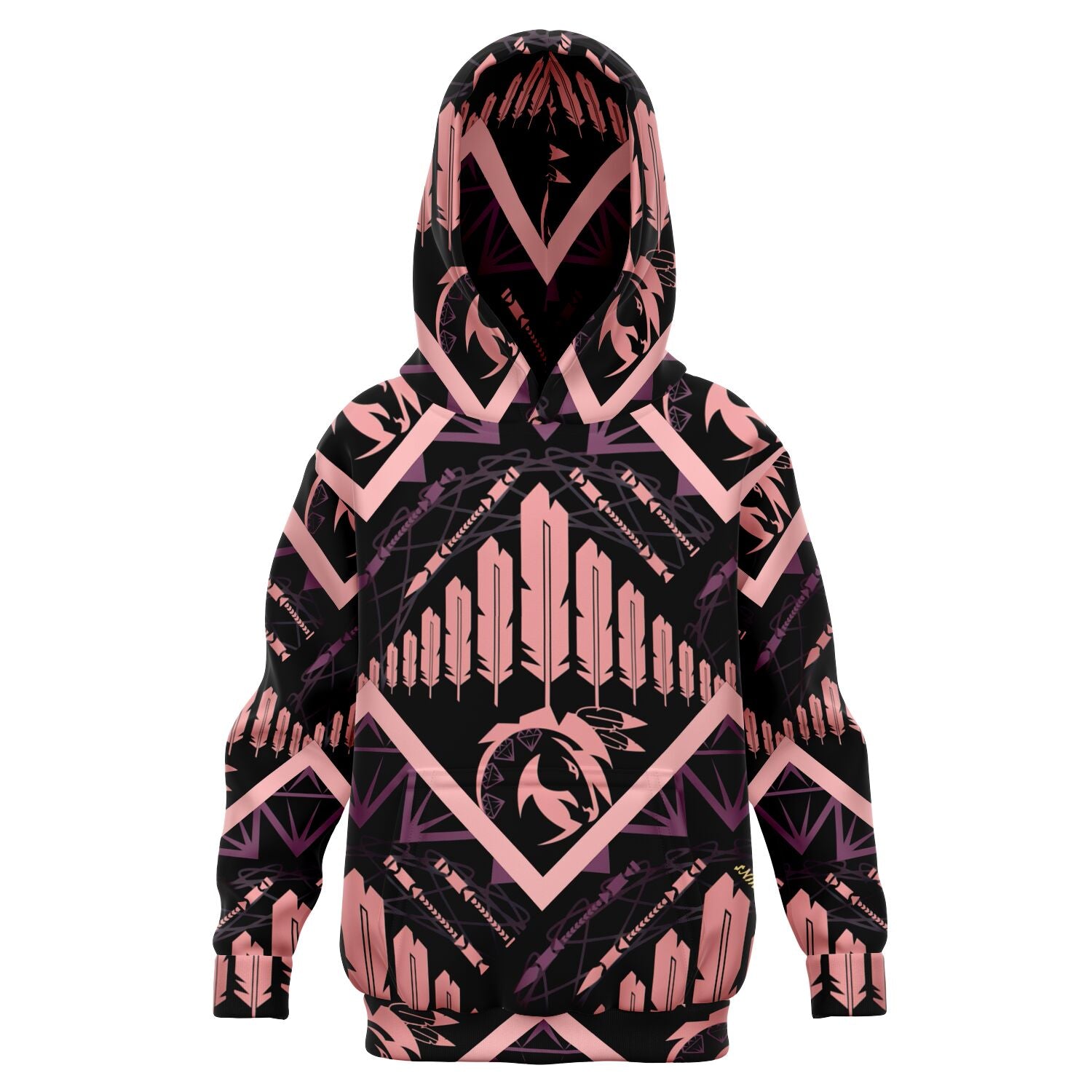 $NiieihiiNookei Athletic Kids Hoodie - AOP
