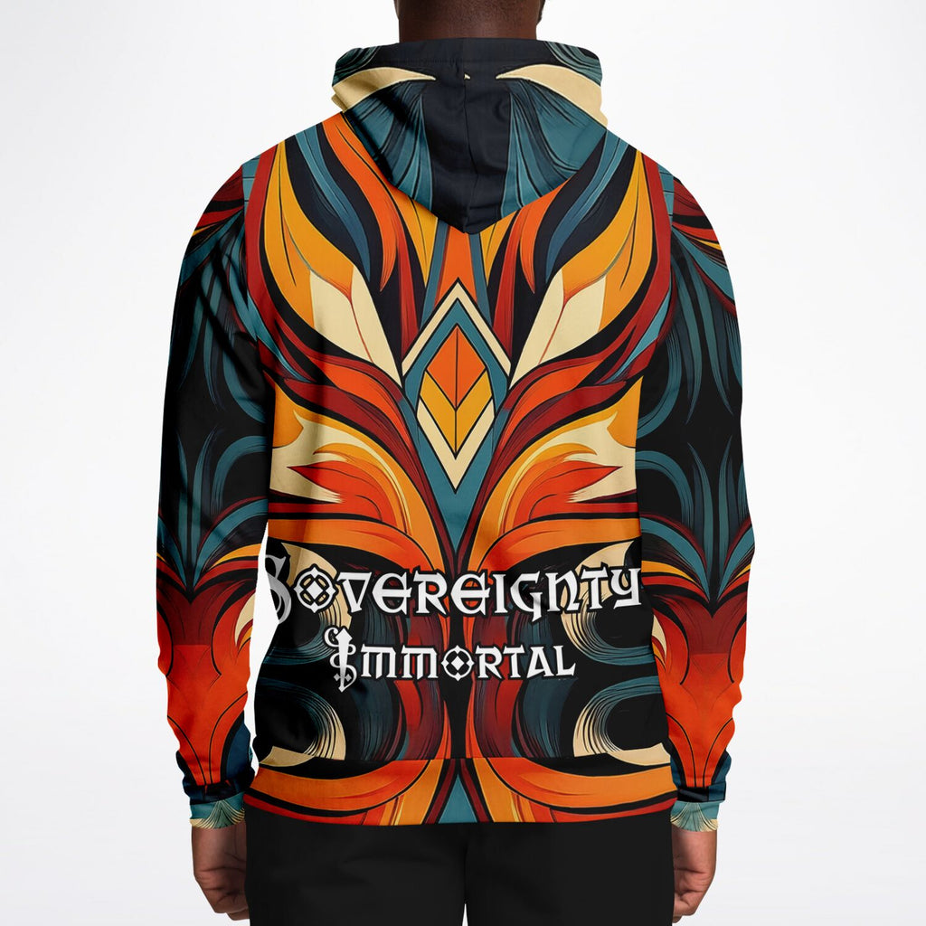 $NiieihiiNookei Sovereignty Immortal Athletic Hoodie - AOP