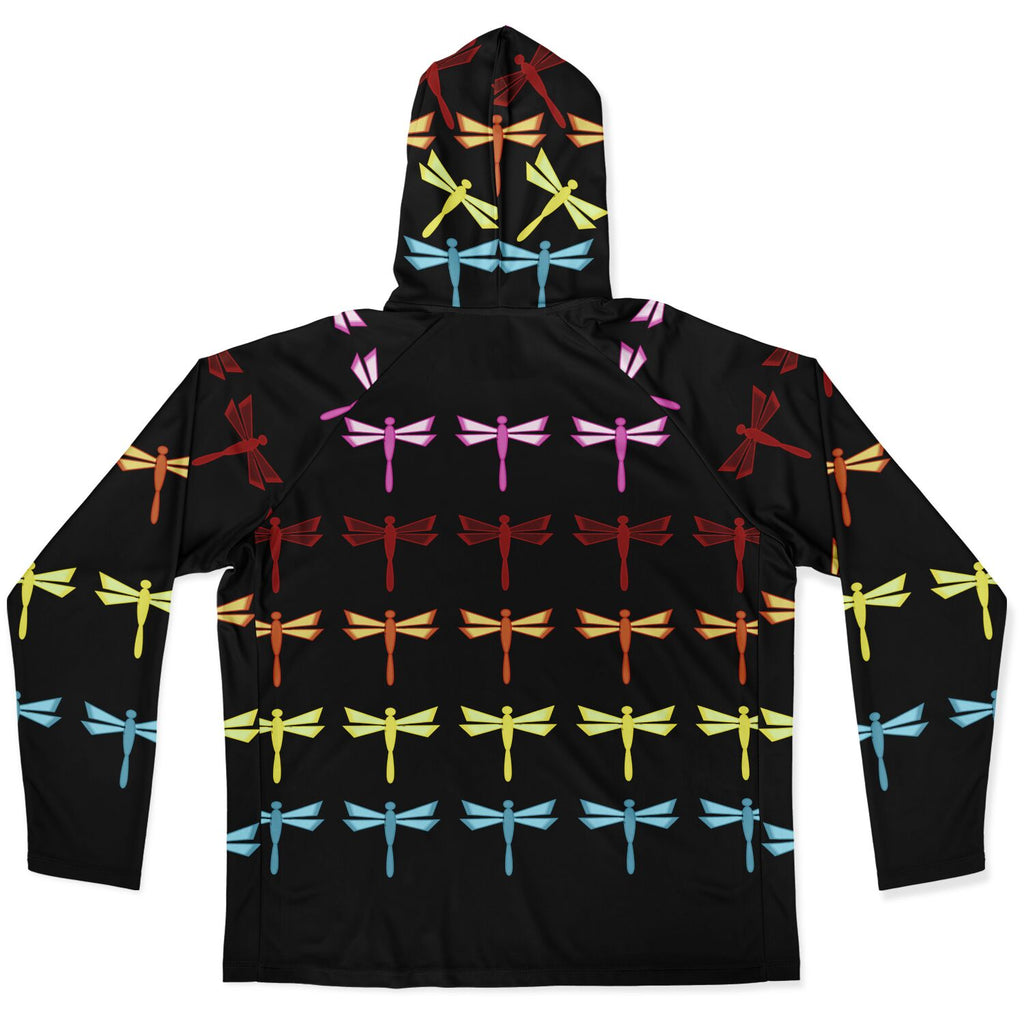$NiieihiiNookei Long Sleeve Hooded Performance Shirt - AOP