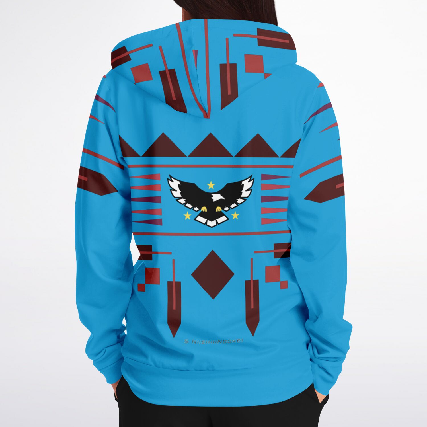 $NiieihiiNookei Athletic Zip-Up Hoodie - AOP
