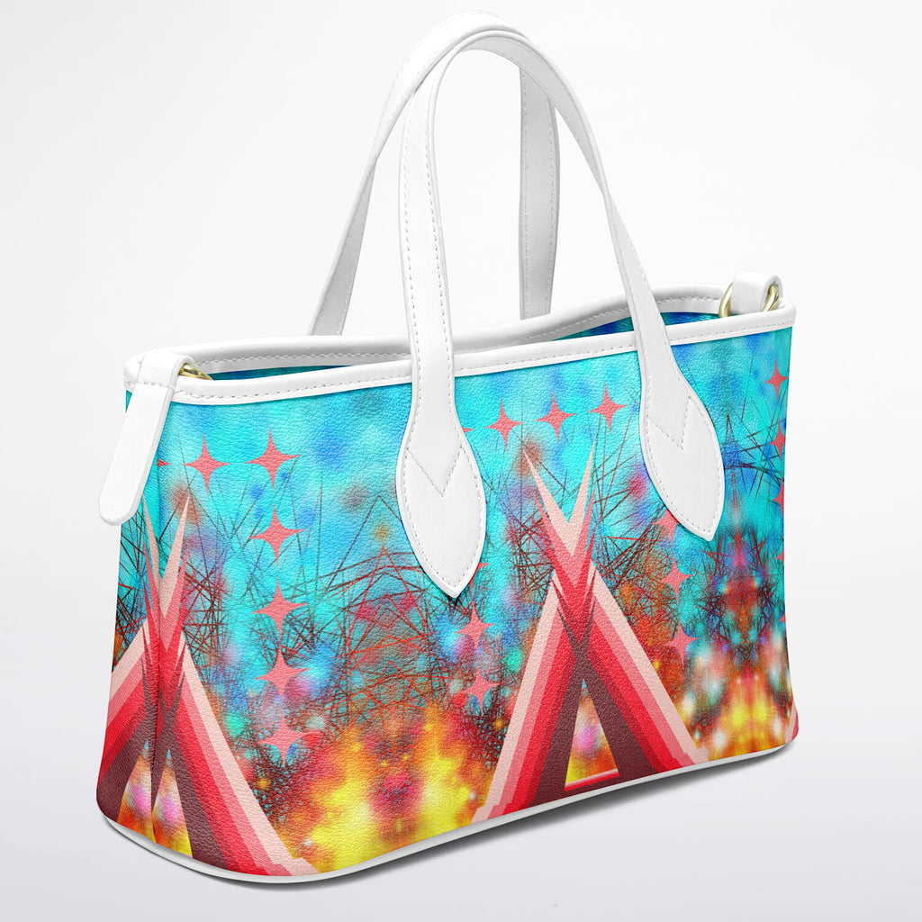 $NiieihiiNookei Leather Tote Bag - AOP
