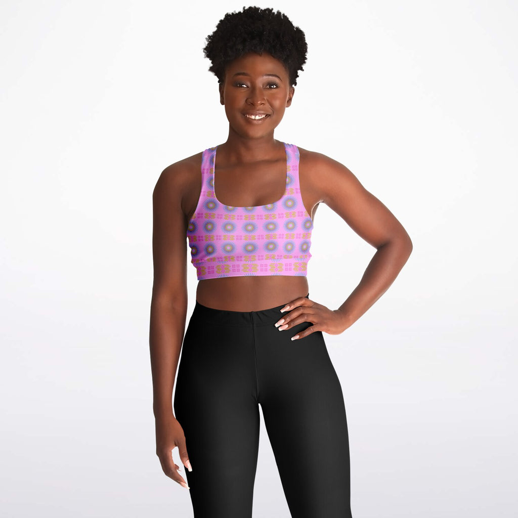 $NiieihiiNookei Padded Sports Bra - AOP