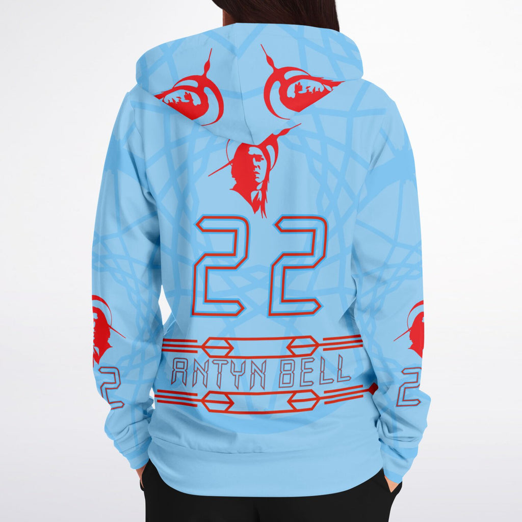 $NiieihiiNookei Athletic Zip-Up Hoodie - AOP