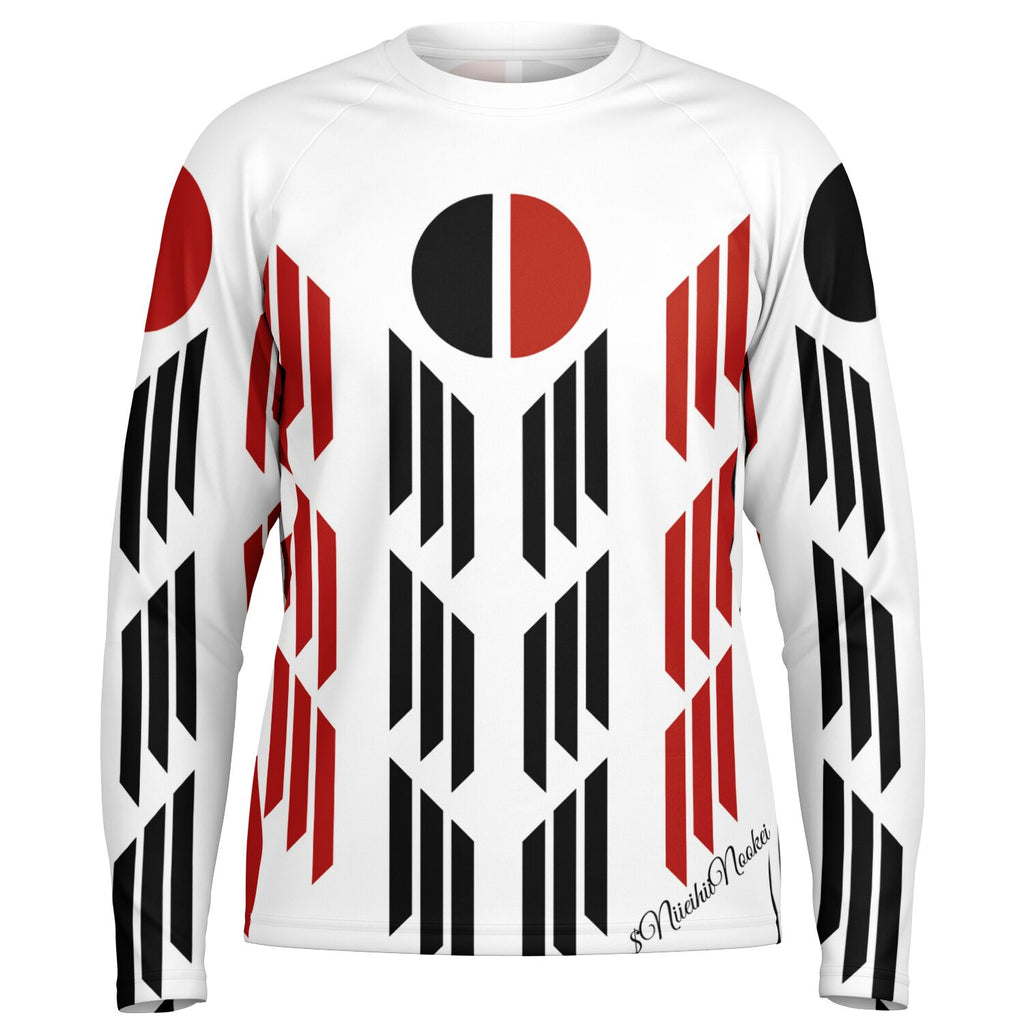 Arapaho Flag Men's Long Sleeve Performance Shirt - AOP copy