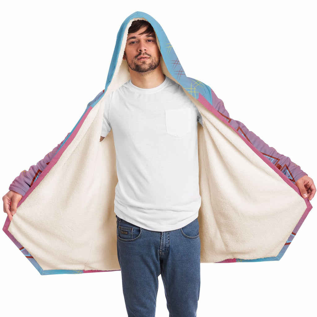 $NiieihiiNookei Microfleece Cloak - AOP