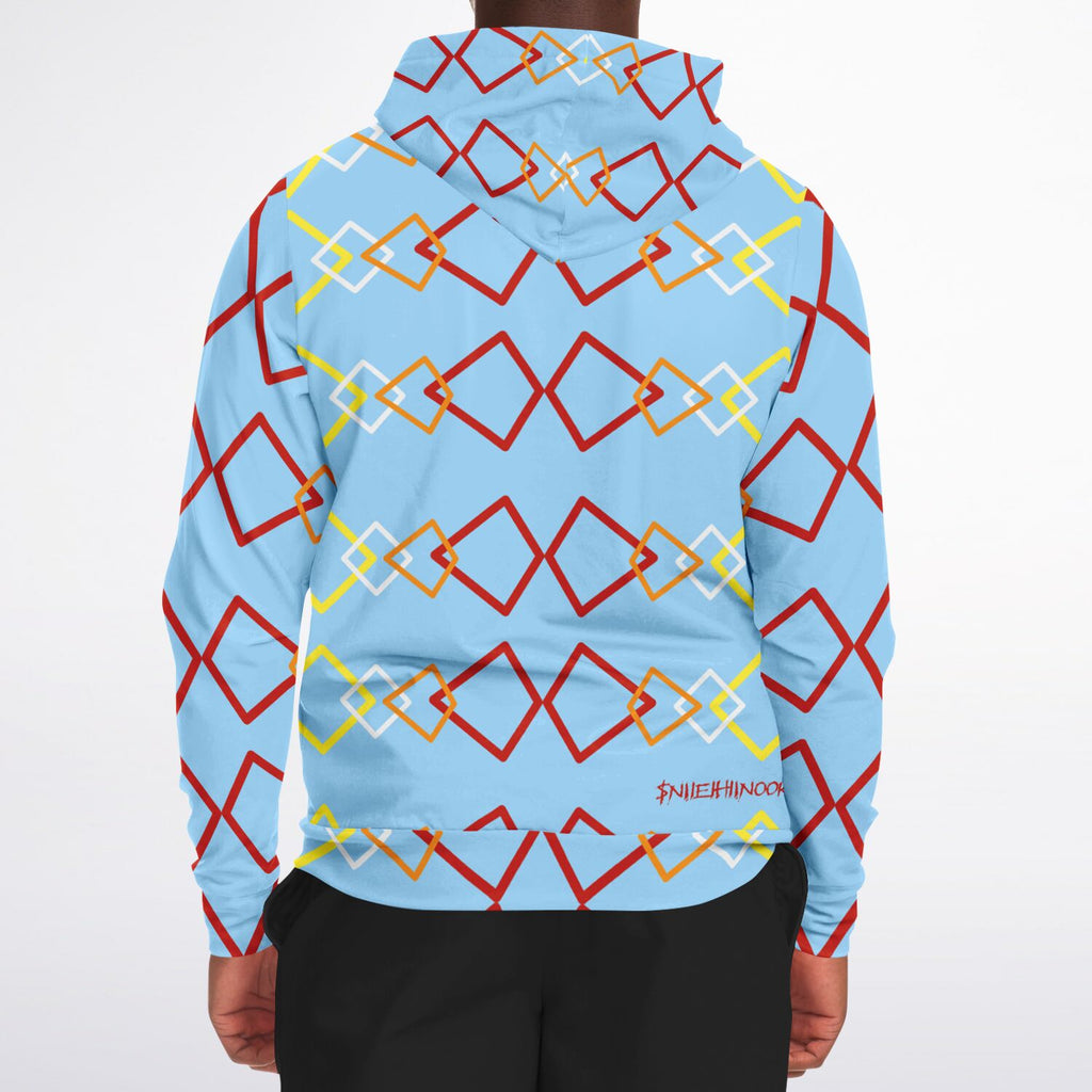 $NiieihiiNookei Athletic Zip-Up Hoodie - AOP