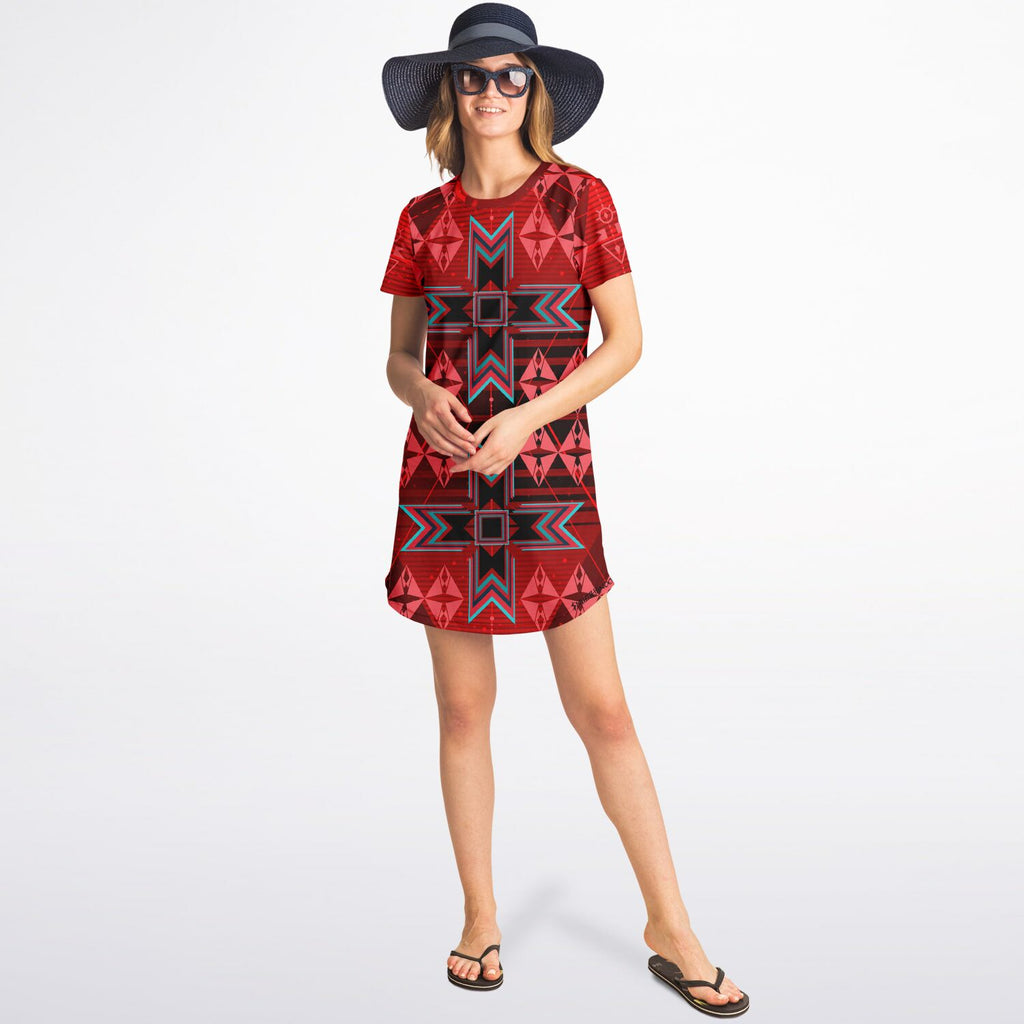 $NiieihiiNookei T-Shirt Dress - AOP