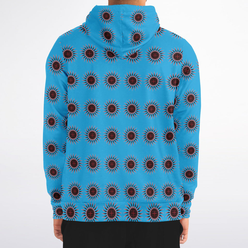 $NiieihiiNookei Athletic Zip-Up Hoodie - AOP