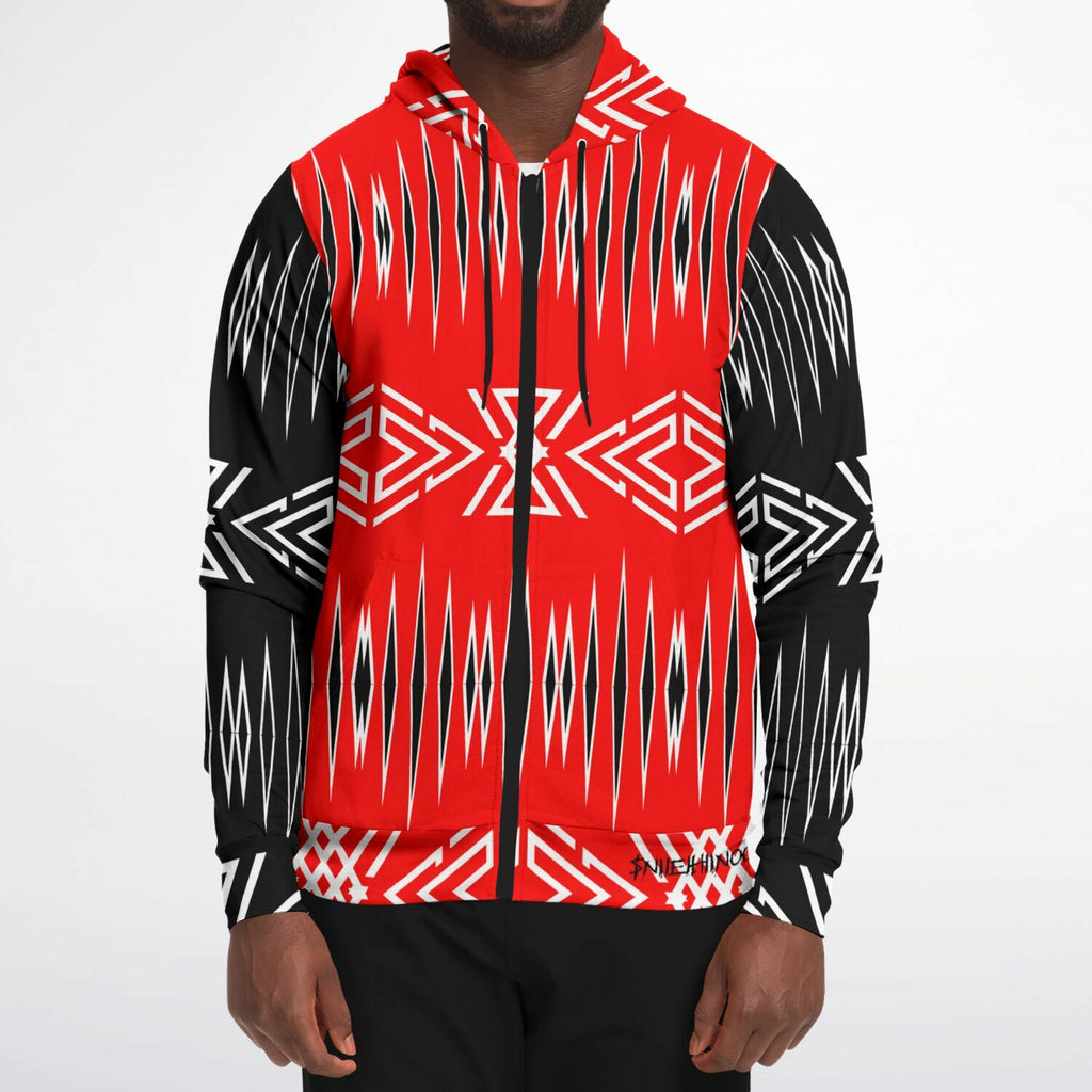 $NiieihiiNookei Zip-Up Hoodie - AOP