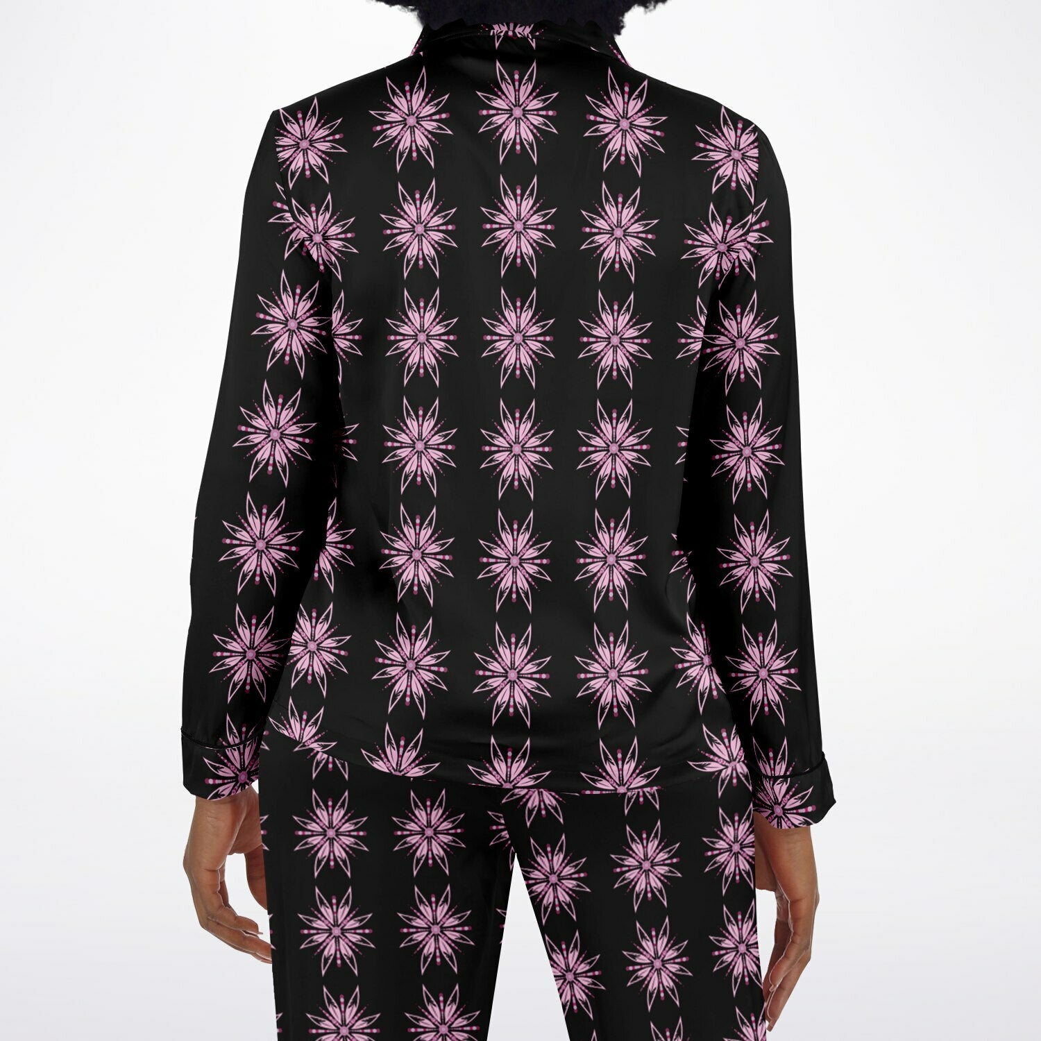 $NiieihiiNookei Women's Satin Pajamas - AOP