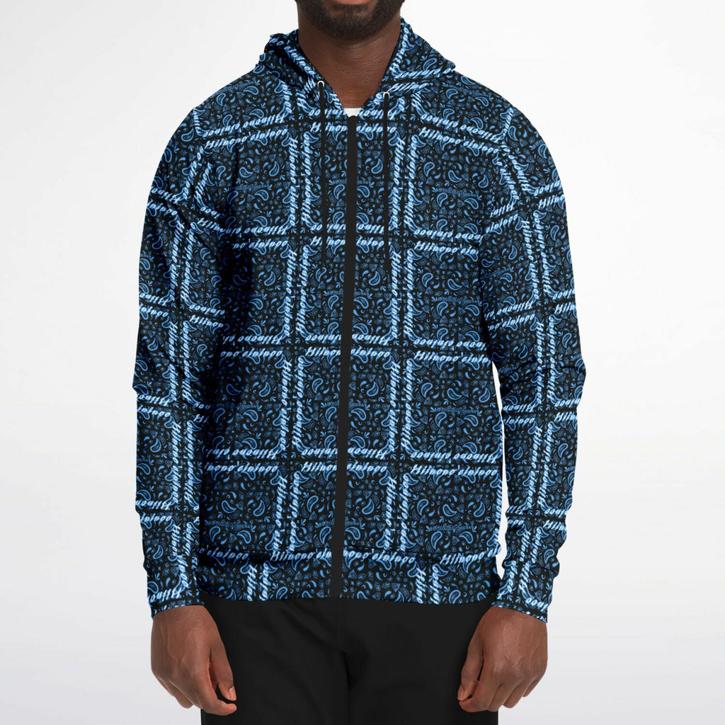 $NiieihiiNookei Athletic Zip-Up Hoodie - AOP