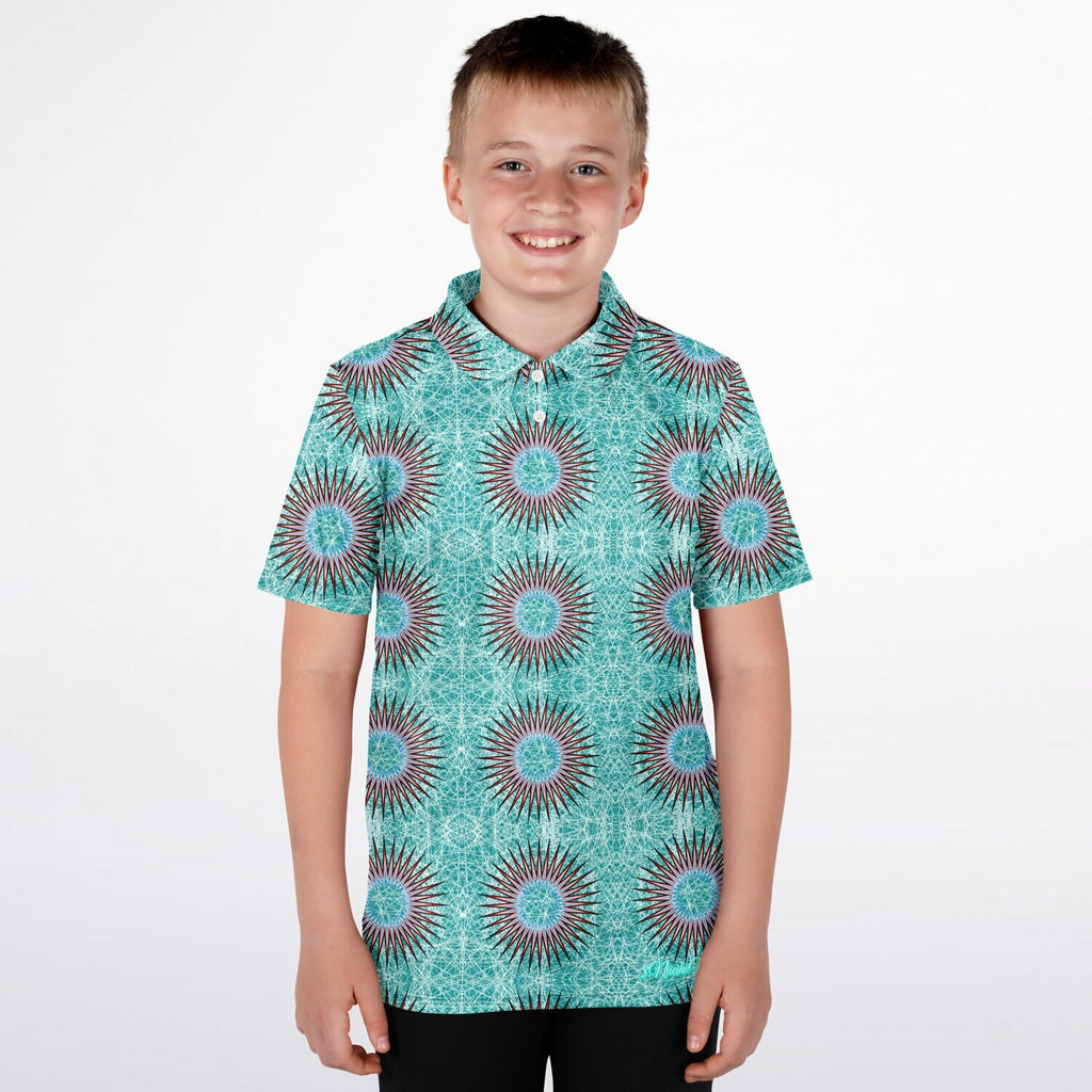 $NiieihiiNookei Kids Polo Shirt - AOP