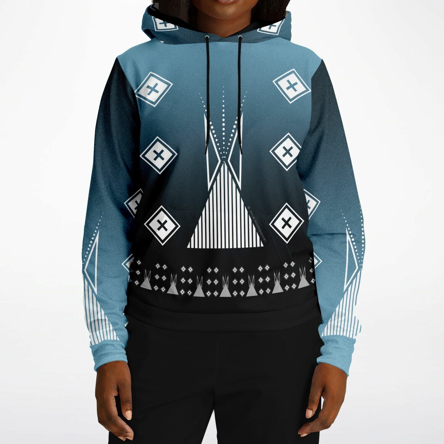 $NiieihiiNookei Athletic Hoodie - AOP