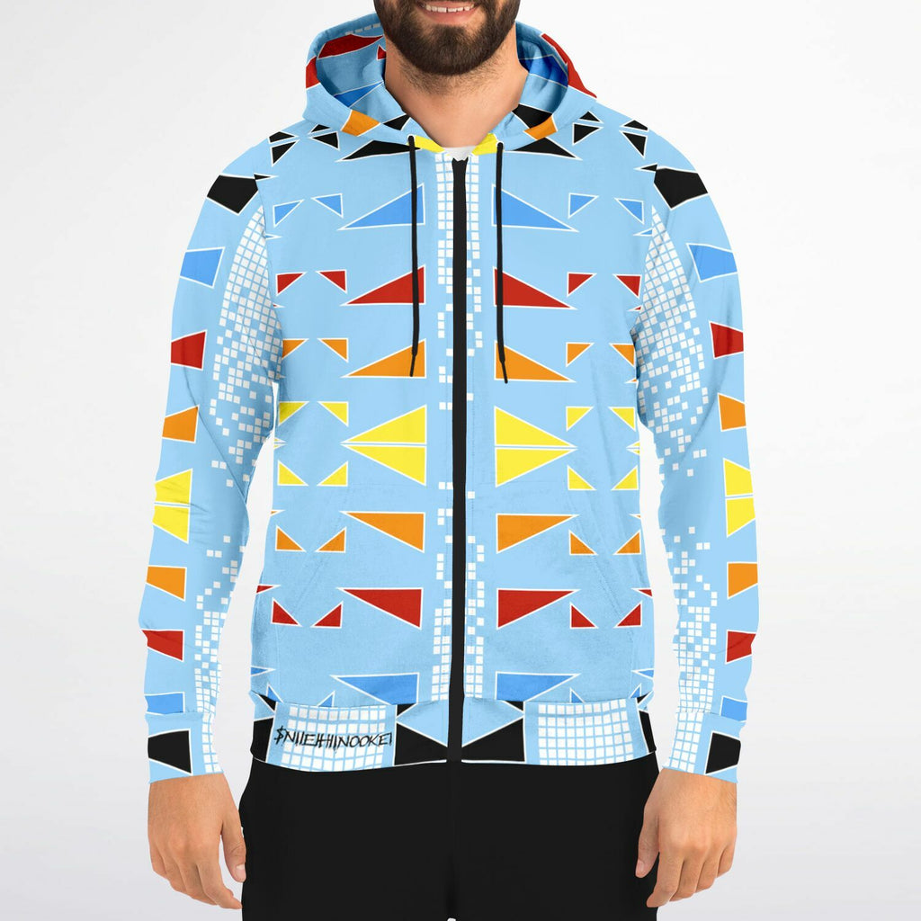 $NiieihiiNookei Fashion Zip-Up Hoodie - AOP