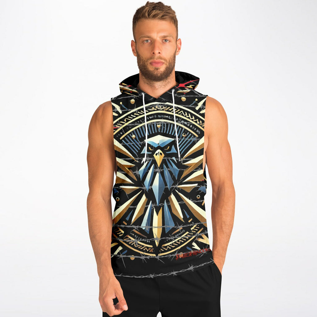 $NiieihiiNookei Athletic Drop Armhole Hoodie - AOP