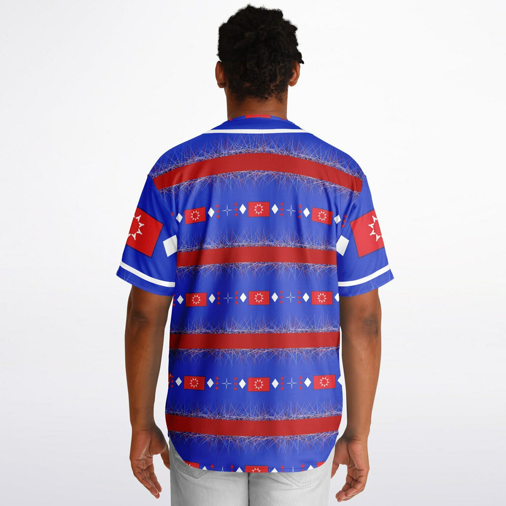 OST Flag design by $NiieihiiNookeiReversible Baseball Jersey - AOP