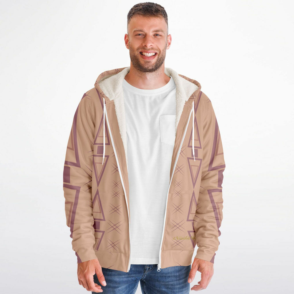 $NiieihiiNookei Microfleece Ziphoodie - AOP