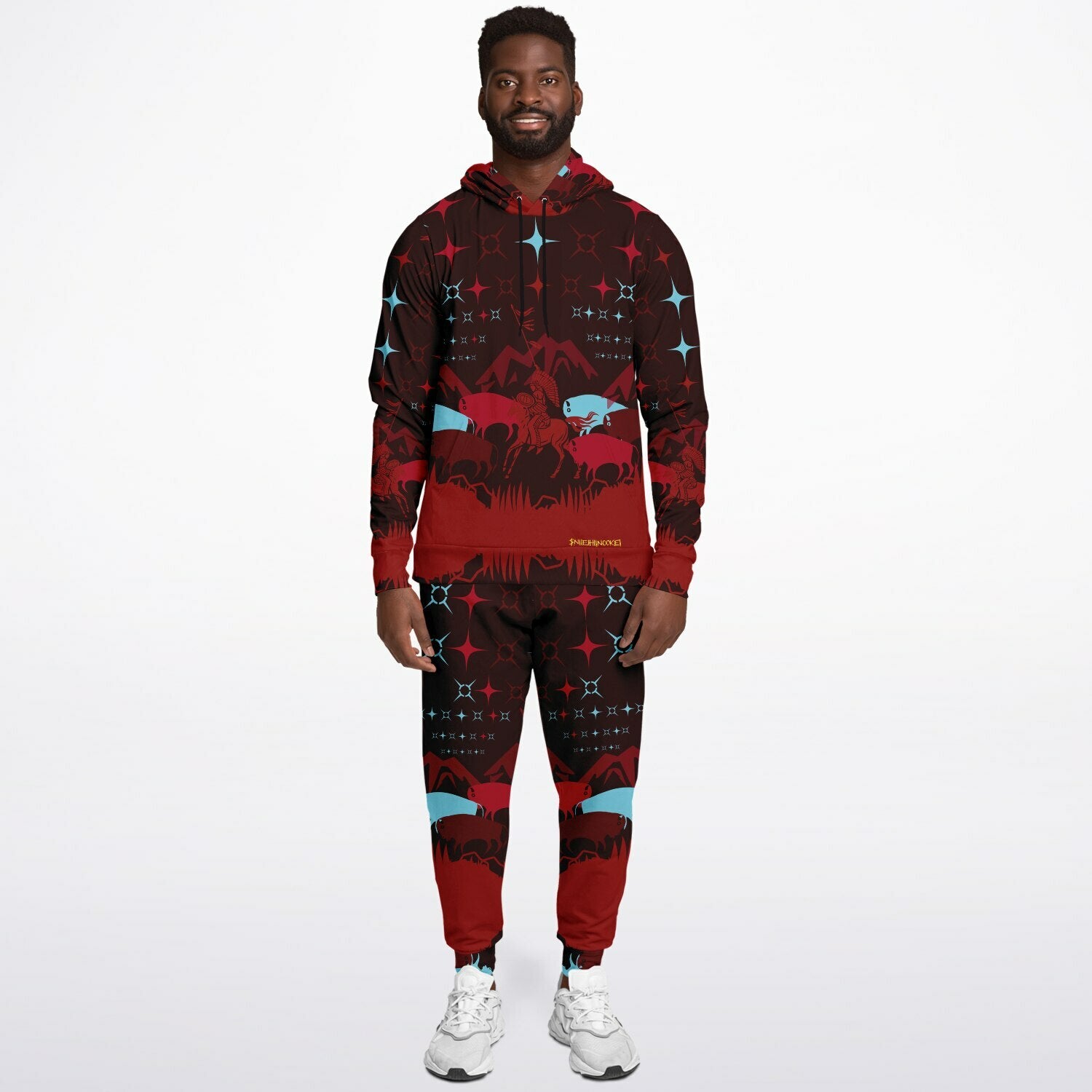 $NiieihiiNookei Hoodie & Jogger Set - AOP