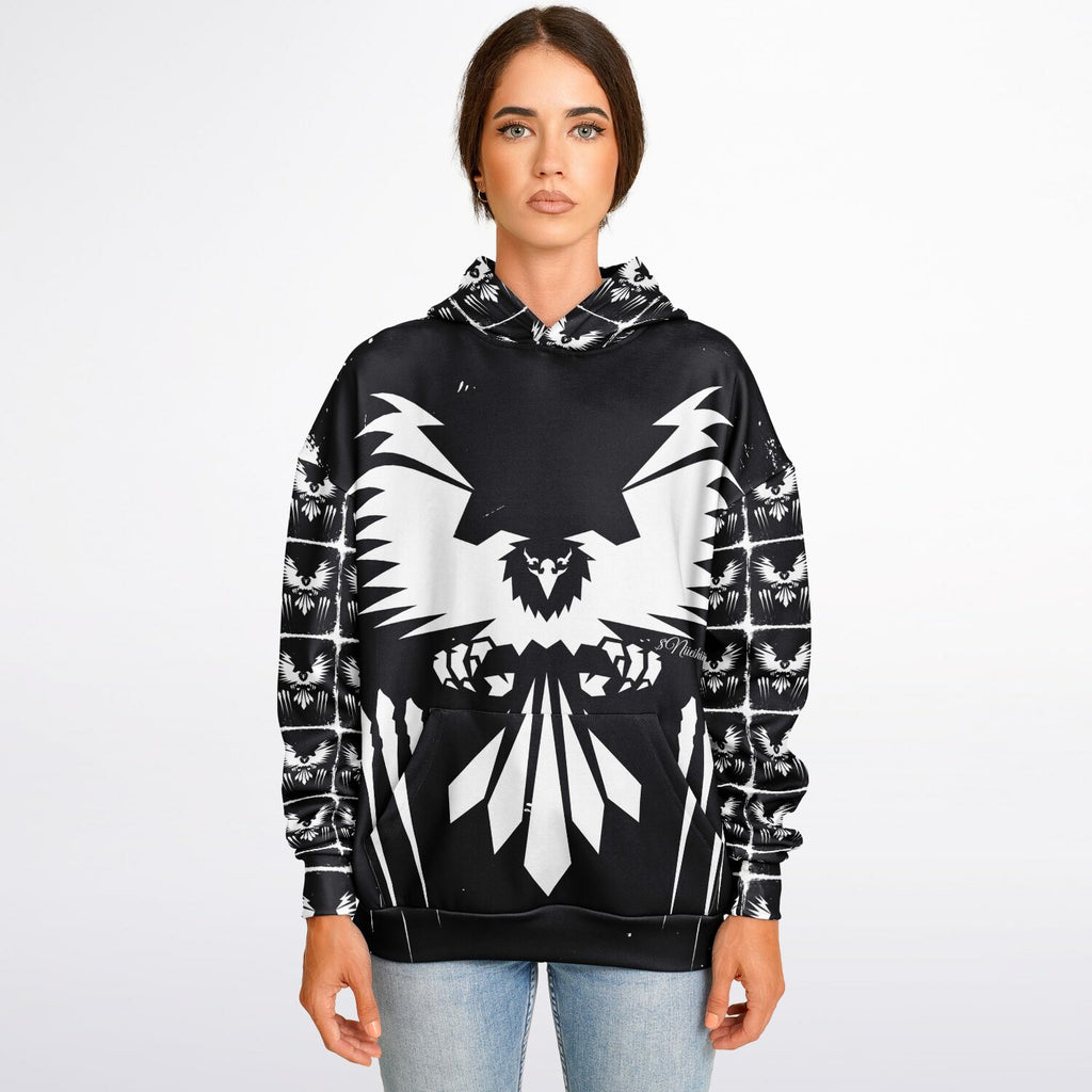 $NiieihiiNookei Graphic Design Heavyweight Oversized Hoodie - AOP