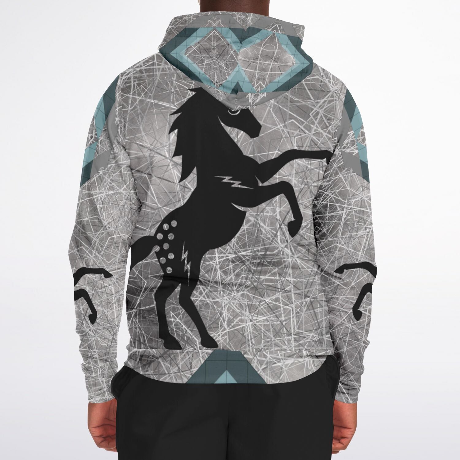 $NiieihiiNookei Fashion Zip-Up Hoodie - AOP