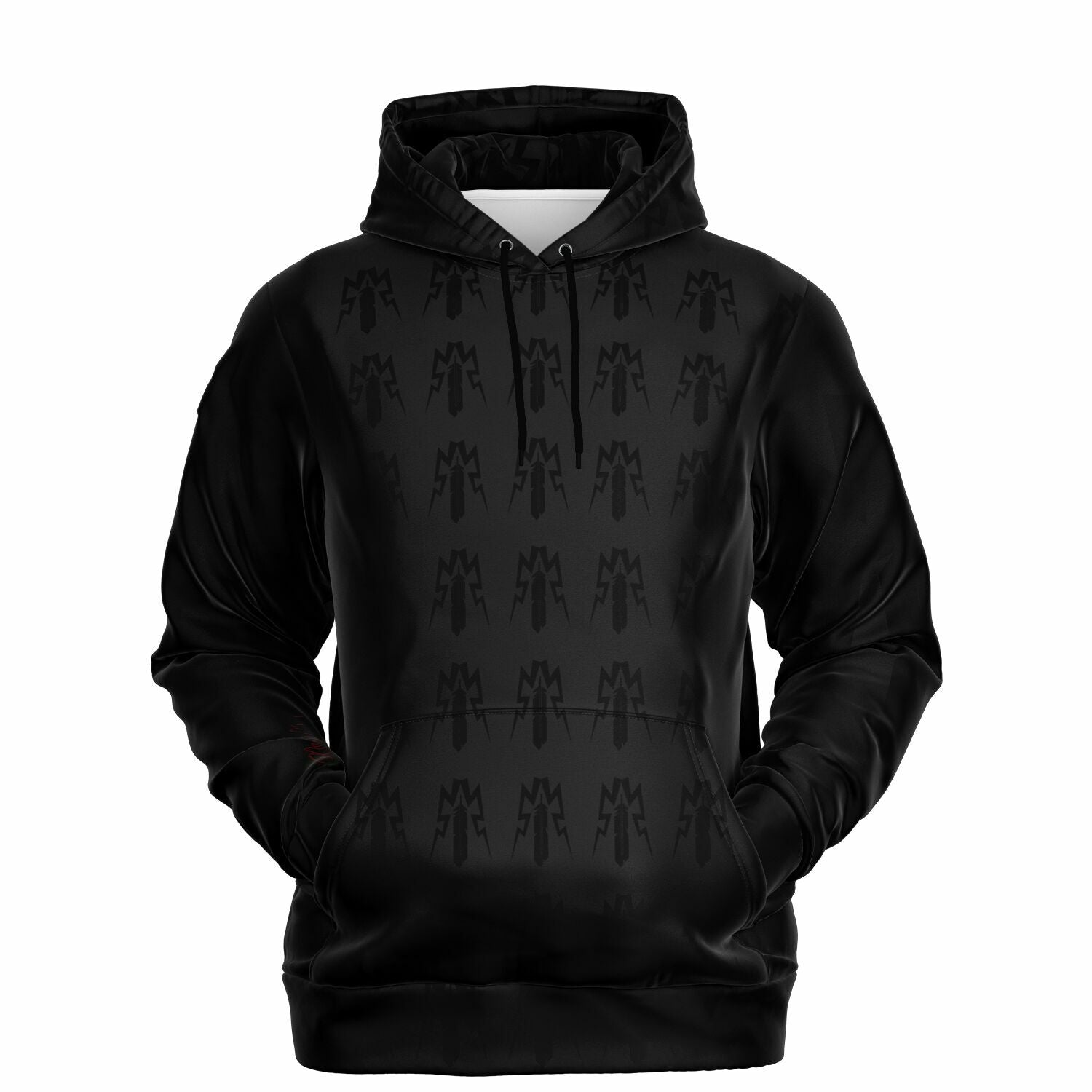 $NiieihiiNookei Fade to Black Athletic Hoodie - AOP