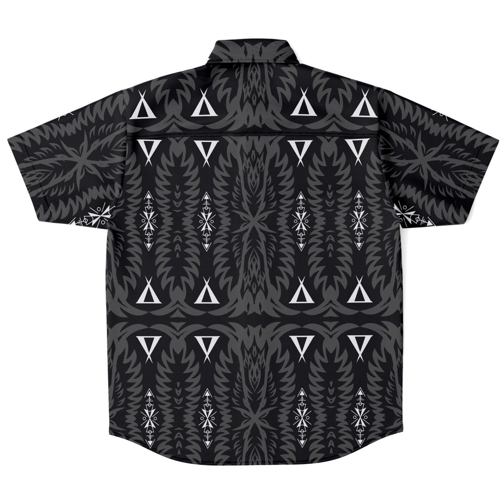 Short Sleeve Button Down Shirt 2 - AOP