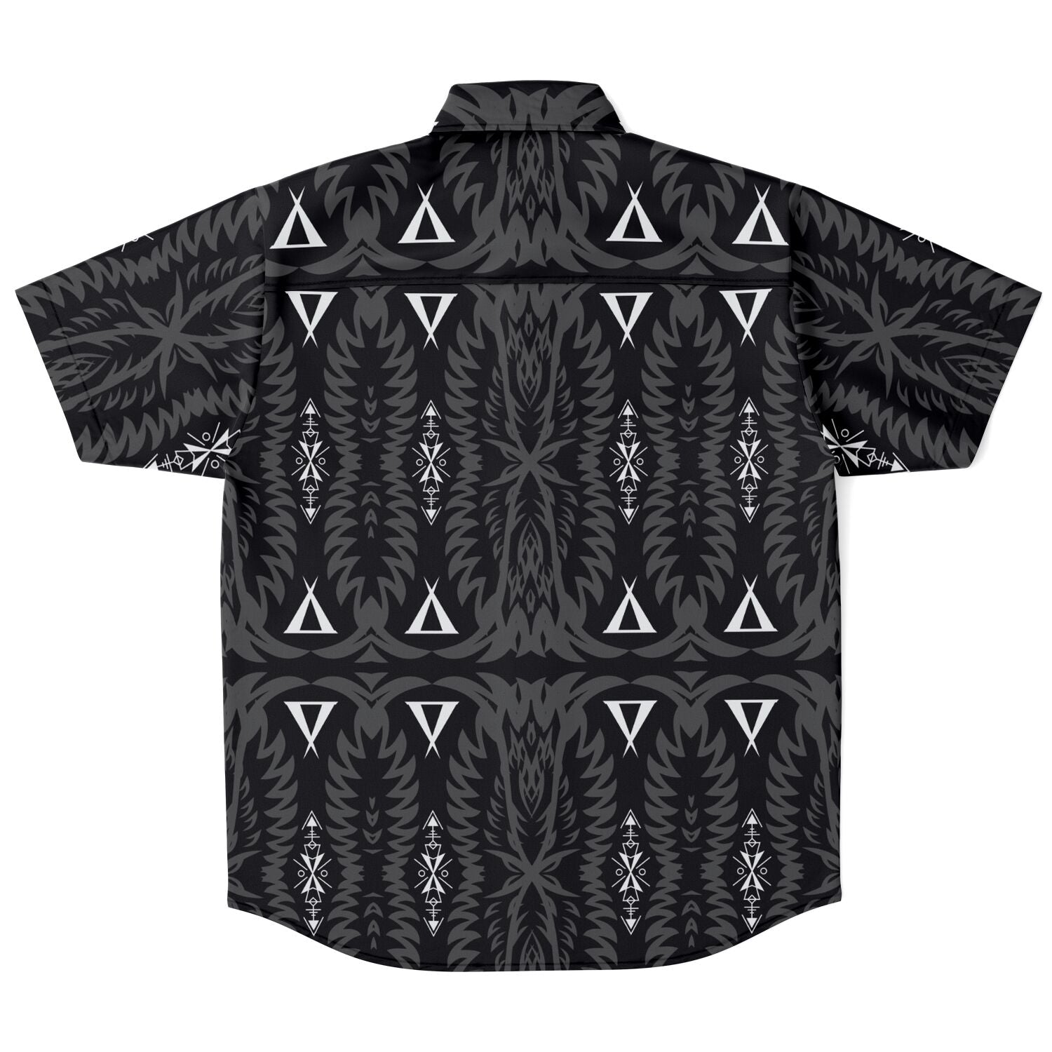 Short Sleeve Button Down Shirt 2 - AOP