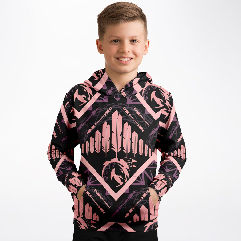 $NiieihiiNookei Athletic Kids Hoodie - AOP